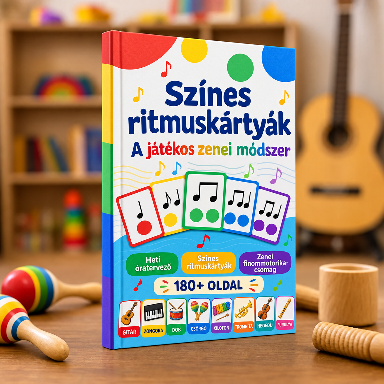 Színes ritmuskártyák